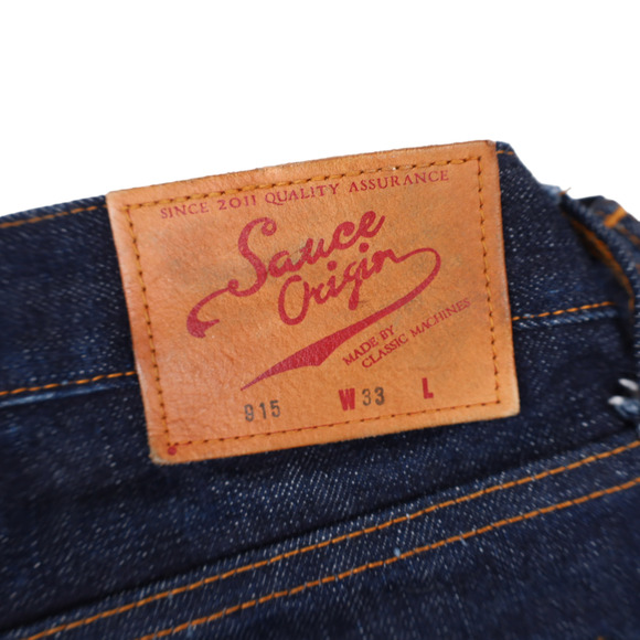 Sauce Origins  915 Taper Selvedge Denim Jeans - Picture 11 of 12